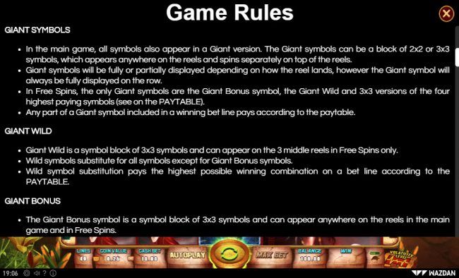 General Game Rules