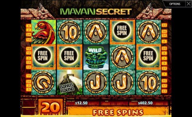 20 Free Spins awarded for landing 4 eclipse scatter symbols.