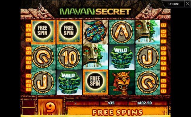 Free Spins can be re-triggered by landing 3 or more scatter symbols on the reels during the bonus feature.