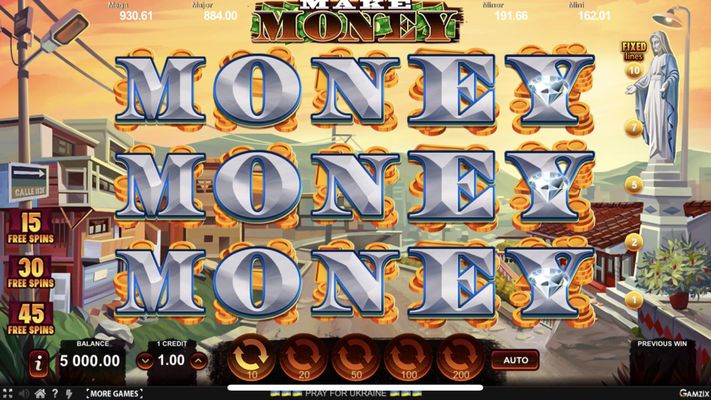 Make Money :: Main Screen