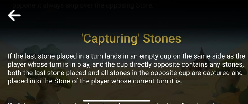 Capturing Stones