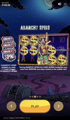 Anarchy Spins