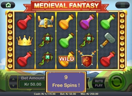 Free Spins Game Board