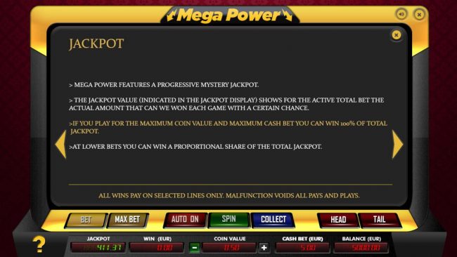 Jackpot Rules
