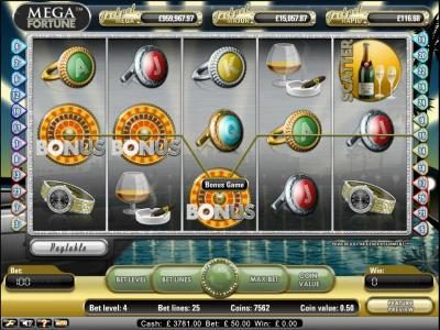 Mega Fortune Slot Game bonus triggered