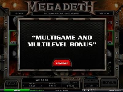 multigame and multilevel bonus