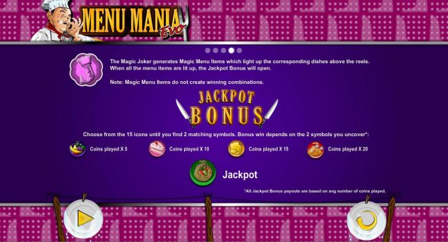 Jackpot Bonus Rules