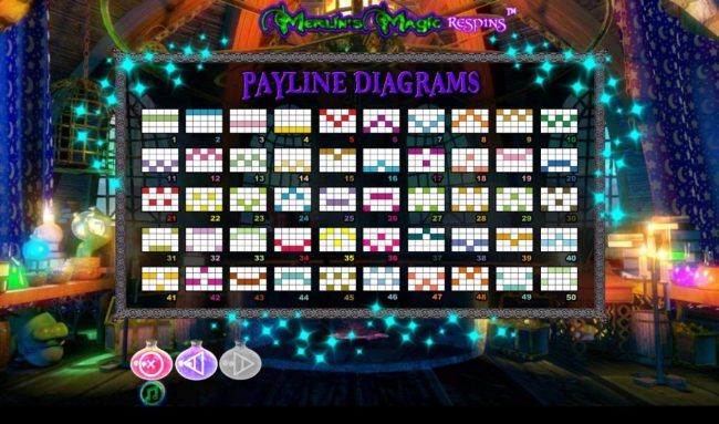 Payline Diagrams 1-50