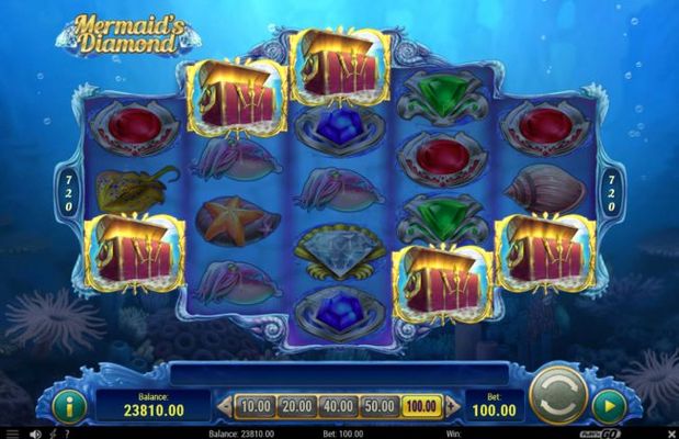 Scatter win triggers the free spins feature