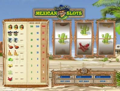 a $30 jackpot triggered by one cactus icon