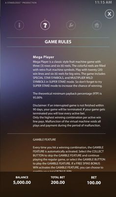 General Game Rules