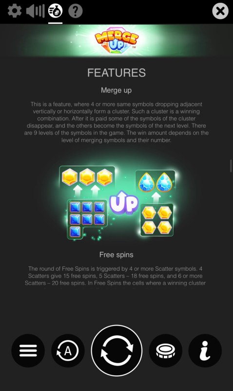 Merge Up :: Feature Rules 1