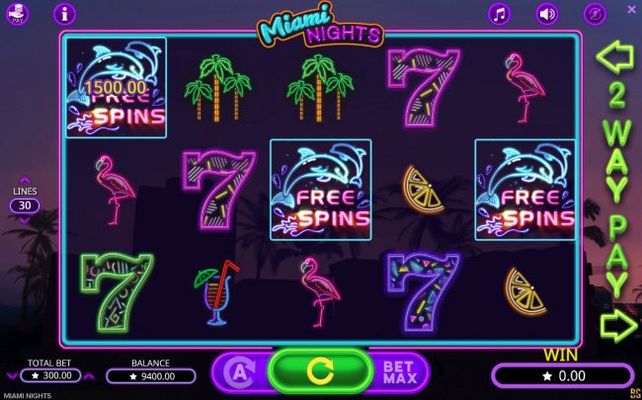 Scatter win triggers the free spins feature