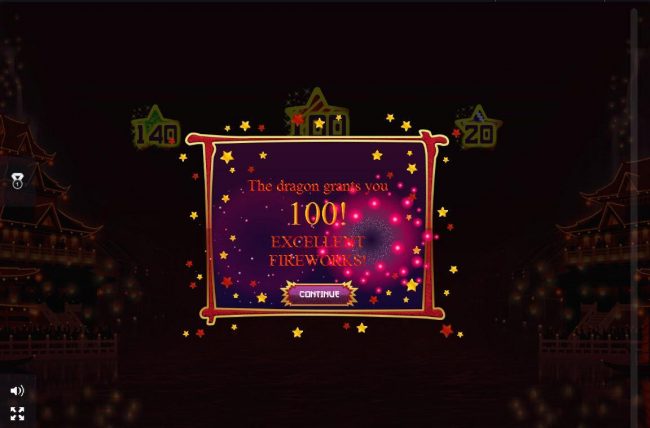 Bonus game pays out a total of 100 coins.