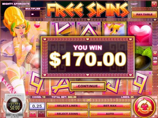 Total Free Spins Payout