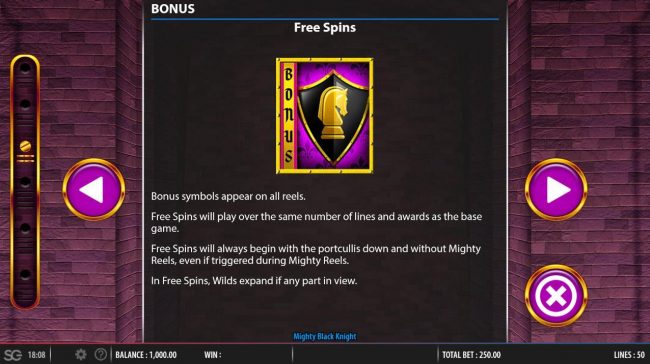 Free Spins Rules