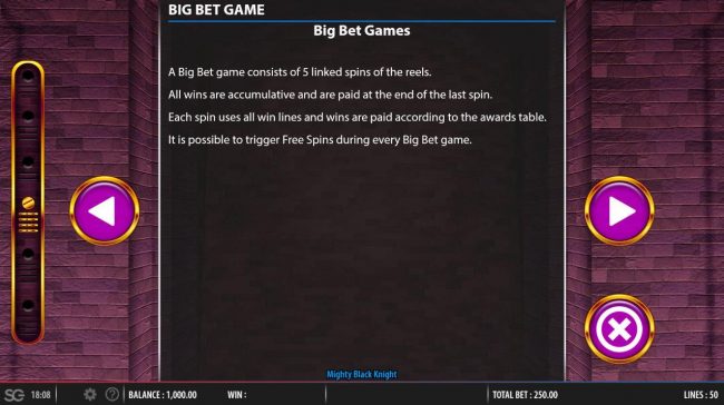 Big Bet Games Rules