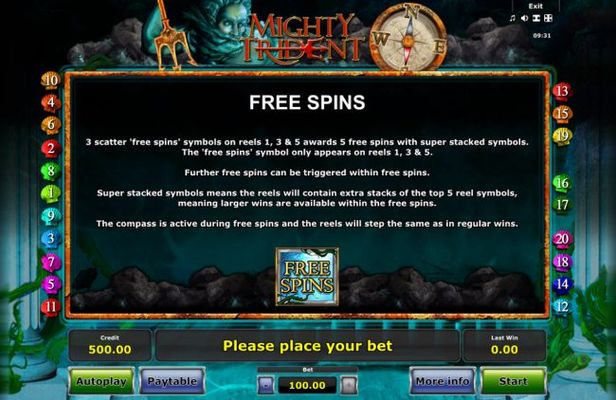 Free Spins Rules