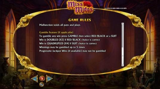 Gamble feature rules