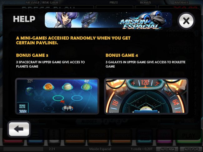 Bonus Game Rules