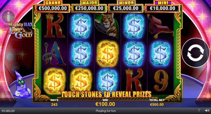 Pick symbols and reveal cash prizes