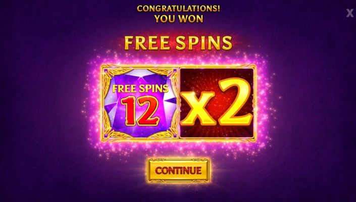 12 Free Spins Awarded