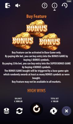 Buy Feature