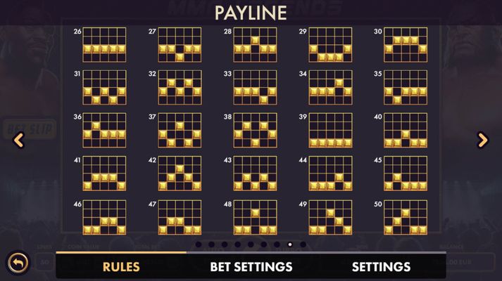 Paylines 26-50