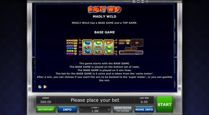 Madly Wild :: Base Game