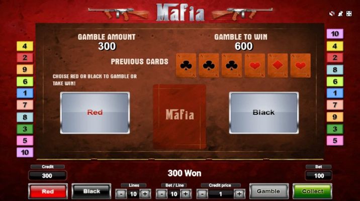 Red or Black Gamble Feature