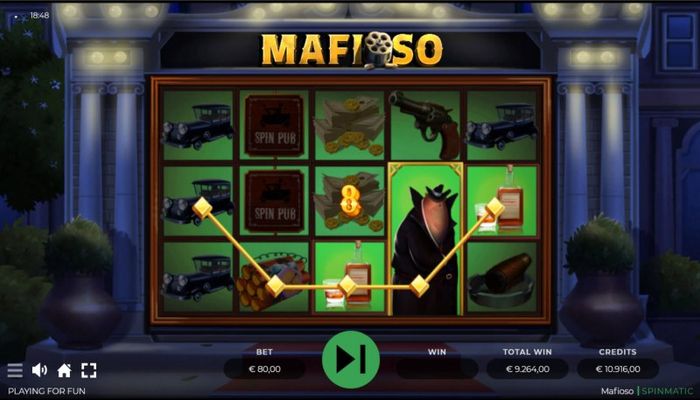 Mafioso :: Free Spins Game Board
