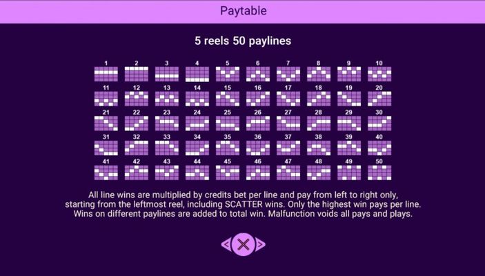 Magic Kitty :: Paylines 1-50