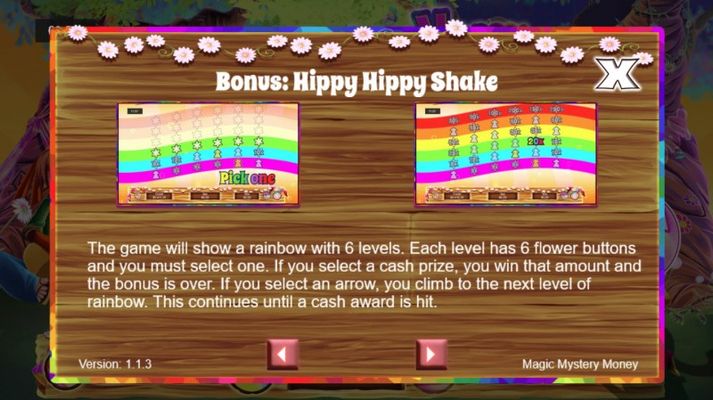 Magic Mystery Money :: Bonus Hippy Hippy Shake