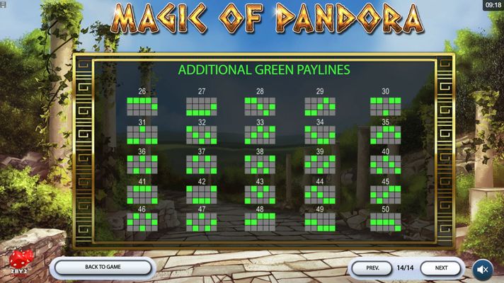Magic of Pandora :: Paylines 26-50
