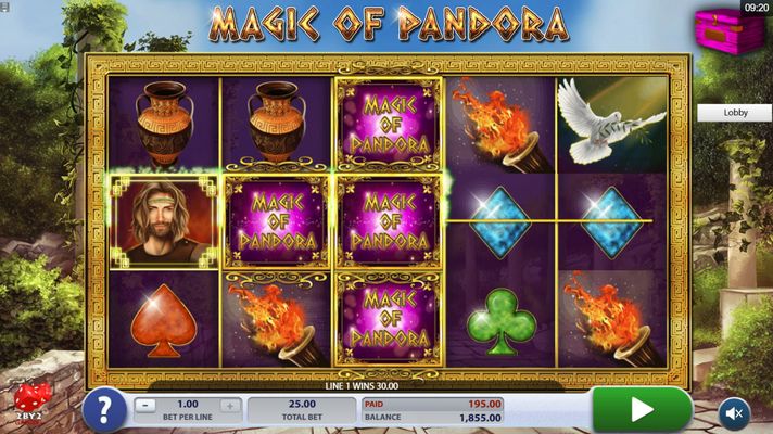 Magic of Pandora :: Multiple winning paylines