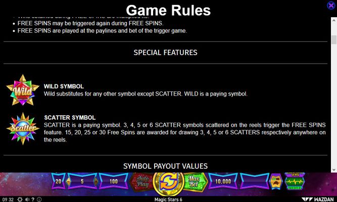 Wild Symbols Rules