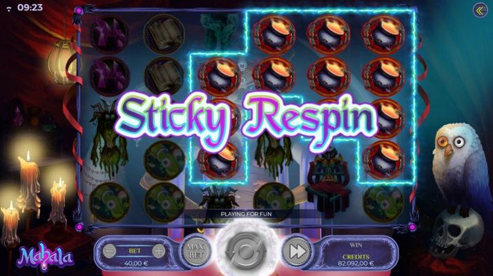 Sticky Respin Triggered