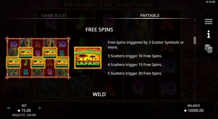 Free Spin Feature Rules