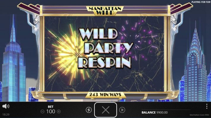 Manhattan Wild :: Respin feature triggered