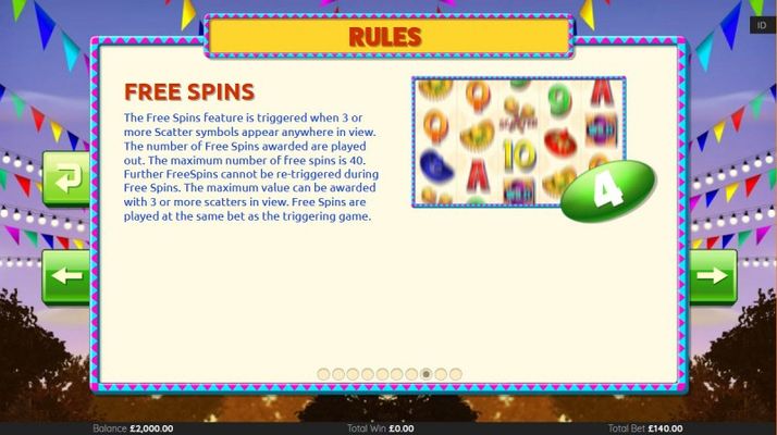 Free Spin Feature Rules