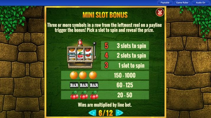 Mini Slot Bonus