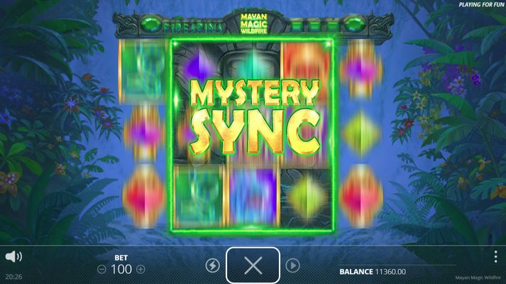Mayan Magic Wildfire :: Mystery Sync feature activated