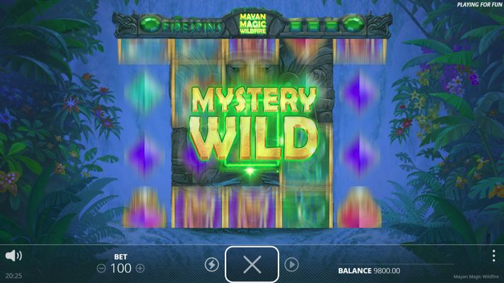 Mystery Wild feature activated