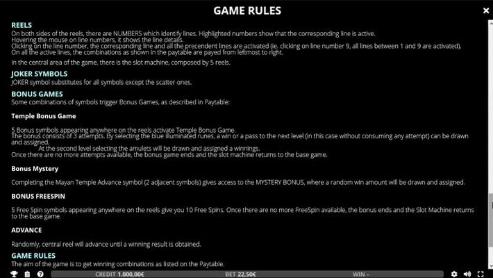 General Game Rules