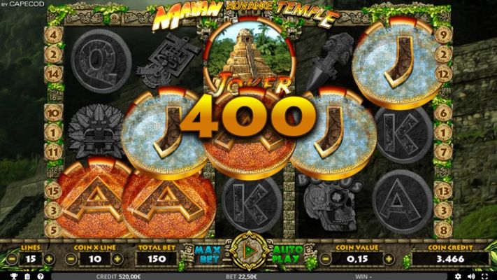Mayan temple Advance :: Multiple winning combinations