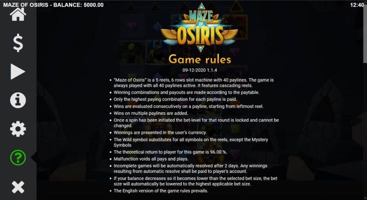 General Game Rules