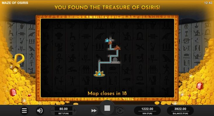 Maze of Osiris :: Feature ends once you find the kings gold room
