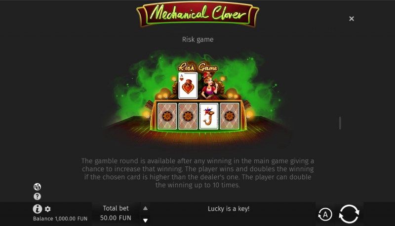 Mechanical Clover :: Gamble feature
