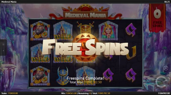 Total Free Spins Payout