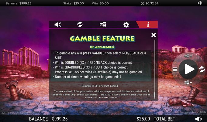 Gamble Feature Rules